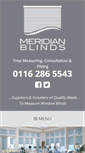 Mobile Screenshot of meridianblinds.net